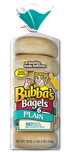 Bubbas Bagels Plain bagels