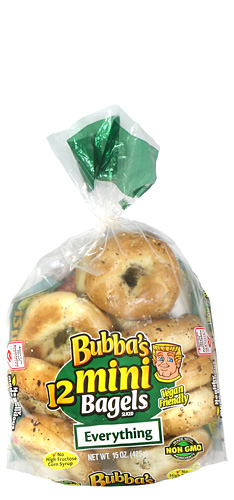 Bubbas Everything Mini Bagels