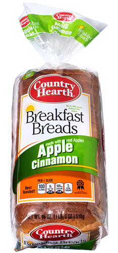 country hearth apple cinnamon breakfast bread