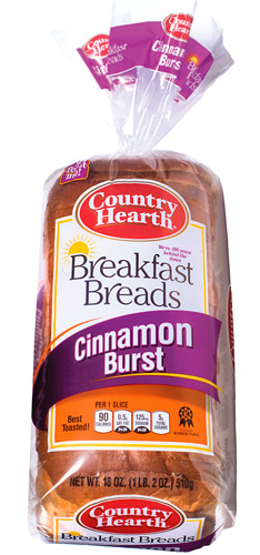 country hearth cinnamon burst bread
