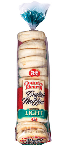 country hearth light english muffins