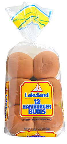lakeland jumbo hamburger buns