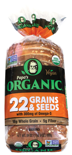 Papa's Organic Bread 22 Grain and Seed