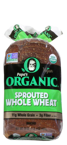 Papa's Organic Sprouted Whle Wheat Bread