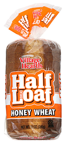 village hearth half loaf honey wheat