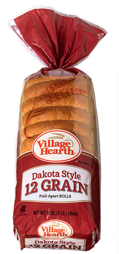 village hearth 12-grain dinner rolls