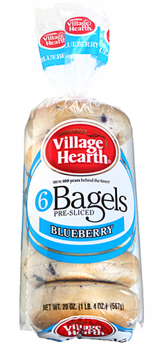 village hearth blueberry bagels