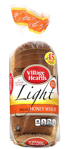 village hearth light honey wheat bread