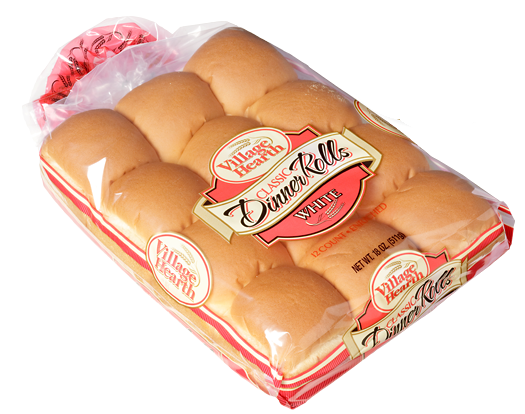 Classic White Dinner Rolls » Country Hearth – Village Hearth Breads