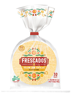 frescados 6 Inch yellow corn tortilla