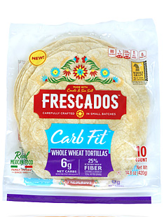 frescados carb fit whole wheat tortilla