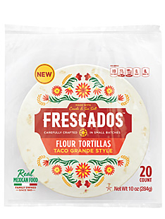 frescados taco grande flour tortillas
