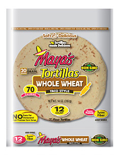 Maya's Whole Wheat Tortillas