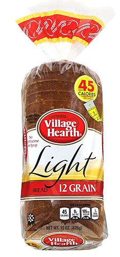 village hearth light 12 grain bread