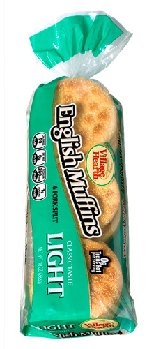 village hearth light english muffins