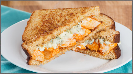 Bleu Cheese Buffalo Grilled Cheese » Country Hearth – Village Hearth Breads