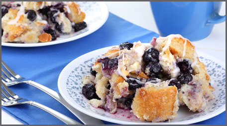 Lemon Blueberry Bread Pudding Country Hearth Village Hearth Breads