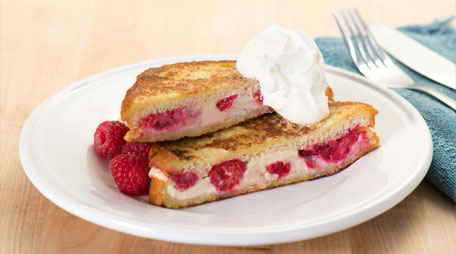 raspberry cream french toast