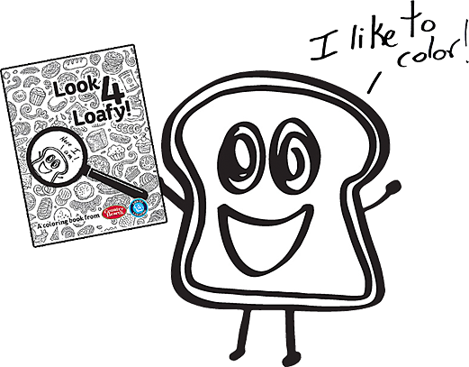 Look 4 Loafy Coloring Book